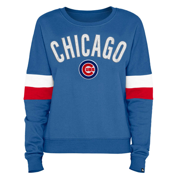 Chicago Cubs Ladies Bullseye Branded Crew Sweatshirt