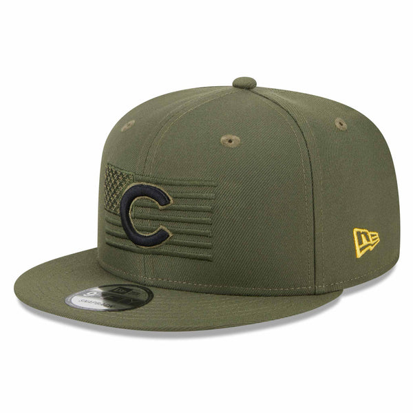 New Era Men's Armed Forces Day 2023 Atlanta Braves 59FIFTY Fitted Hat - Olive - 7 1/4 Each