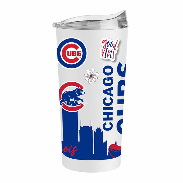Chicago Cubs Native Design 20oz Stainless Steel Tumbler