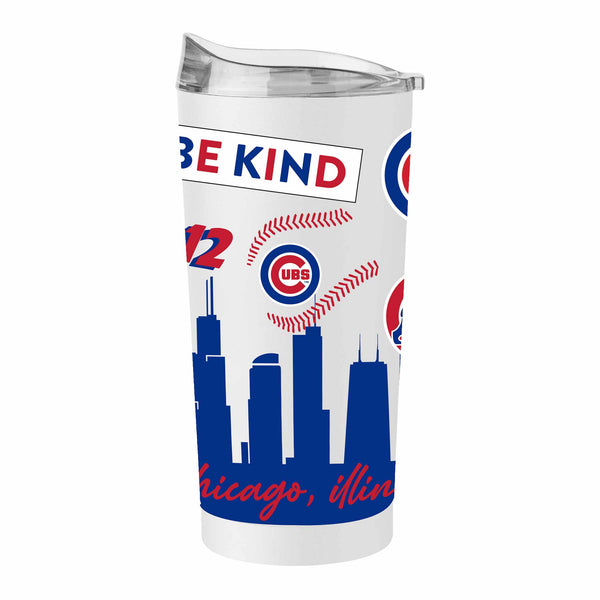 Chicago Cubs Native Design 20oz Stainless Steel Tumbler