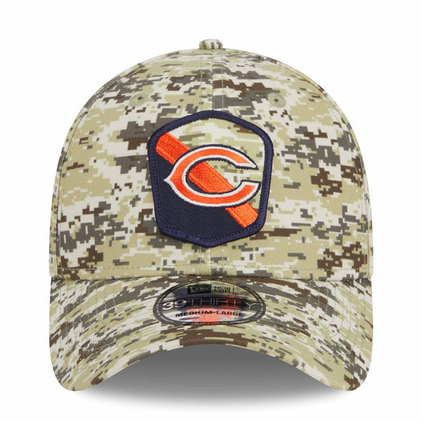 Chicago Bears 2023 Salute To Fit 39THIRTY Wrigleyville Flex Service Cap Sports –