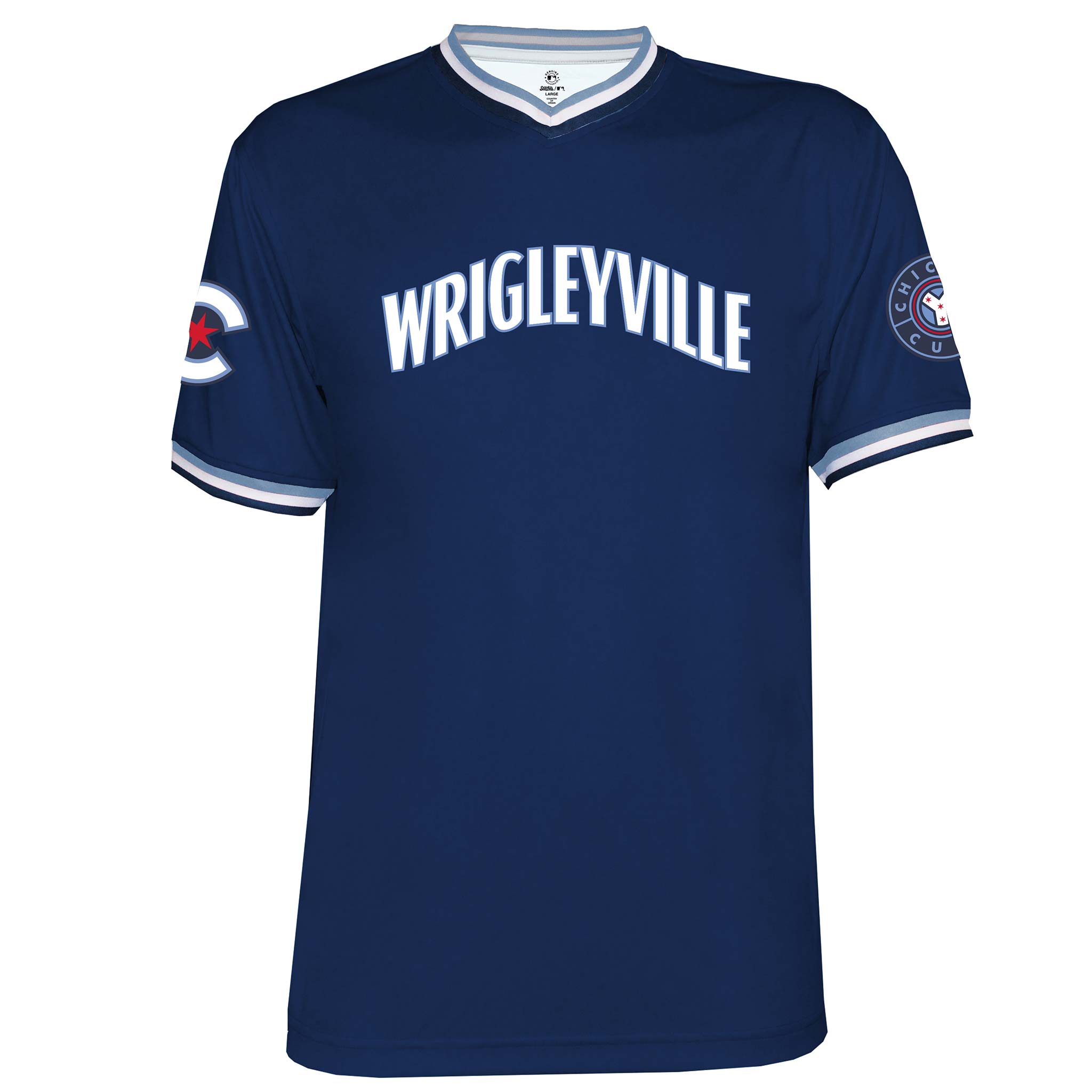 Chicago Cubs City Connect Sublimated V-Neck T-Shirt – Wrigleyville