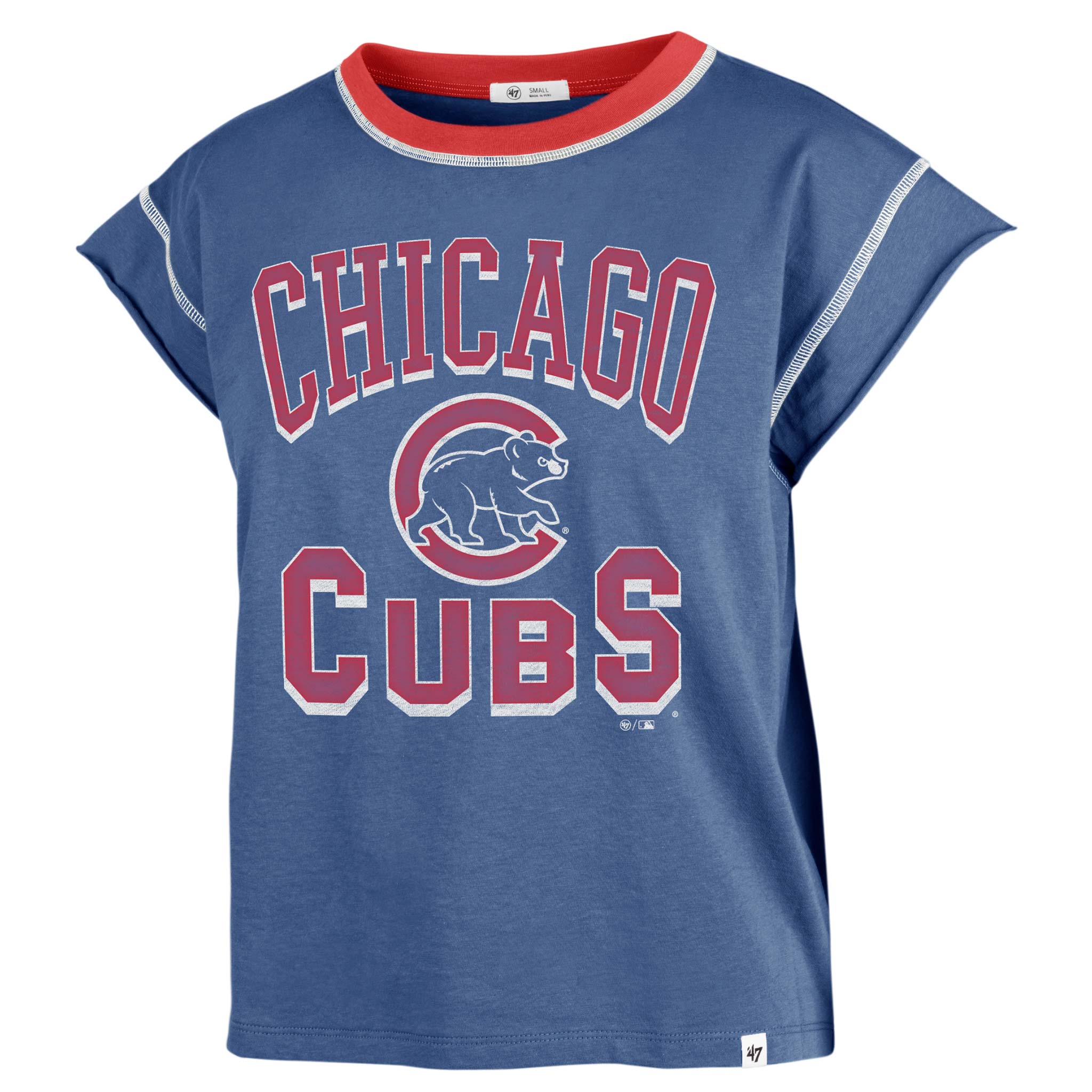 47 Chicago Cubs Ladies Sound Up Maya Sleeveless T-Shirt Large