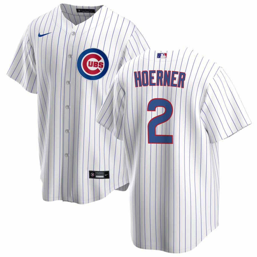 Chicago Cubs Nico Hoerner Youth Home Replica Jersey – Wrigleyville Sports