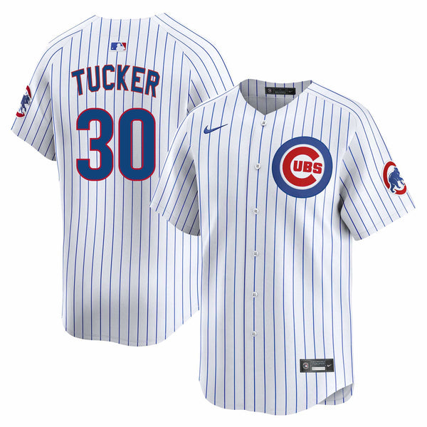 Chicago Cubs Kyle Tucker Youth Home Nike Vapor Limited Jersey