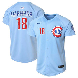 Chicago Cubs Shota Imanaga Youth Blues Alternate Nike Vapor Limited Jersey