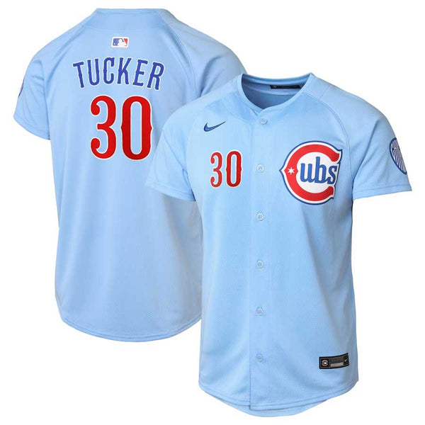 Chicago Cubs Kyle Tucker Youth Blues Alternate Nike Vapor Limited Jersey