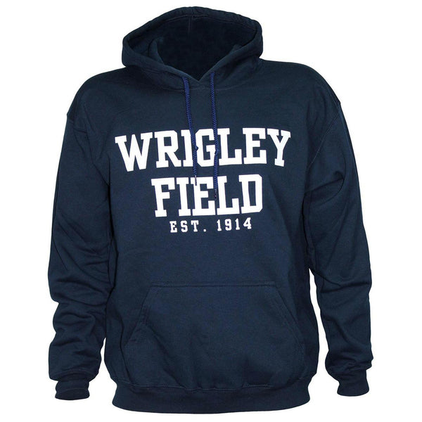Wrigley Field Est. Navy Core Hooded Sweatshirt