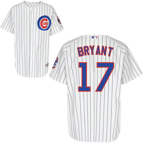 Kris Bryant Chicago Cubs Jersey Number Kit, Authentic Home Jersey