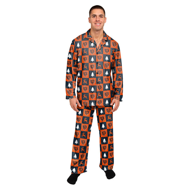 Chicago Bears Patches Button Up Pajama Set – Wrigleyville Sports