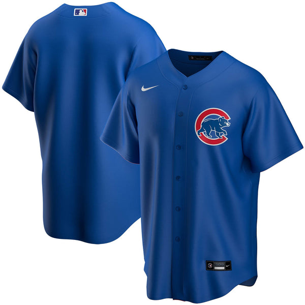 Men's Chicago Cubs Nike Royal Alternate Replica Custom Jersey