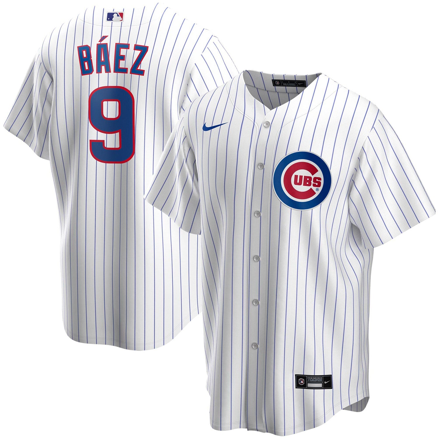 Chicago Cubs Javier Baez Nike Home Authentic Jersey 48 = X-Large