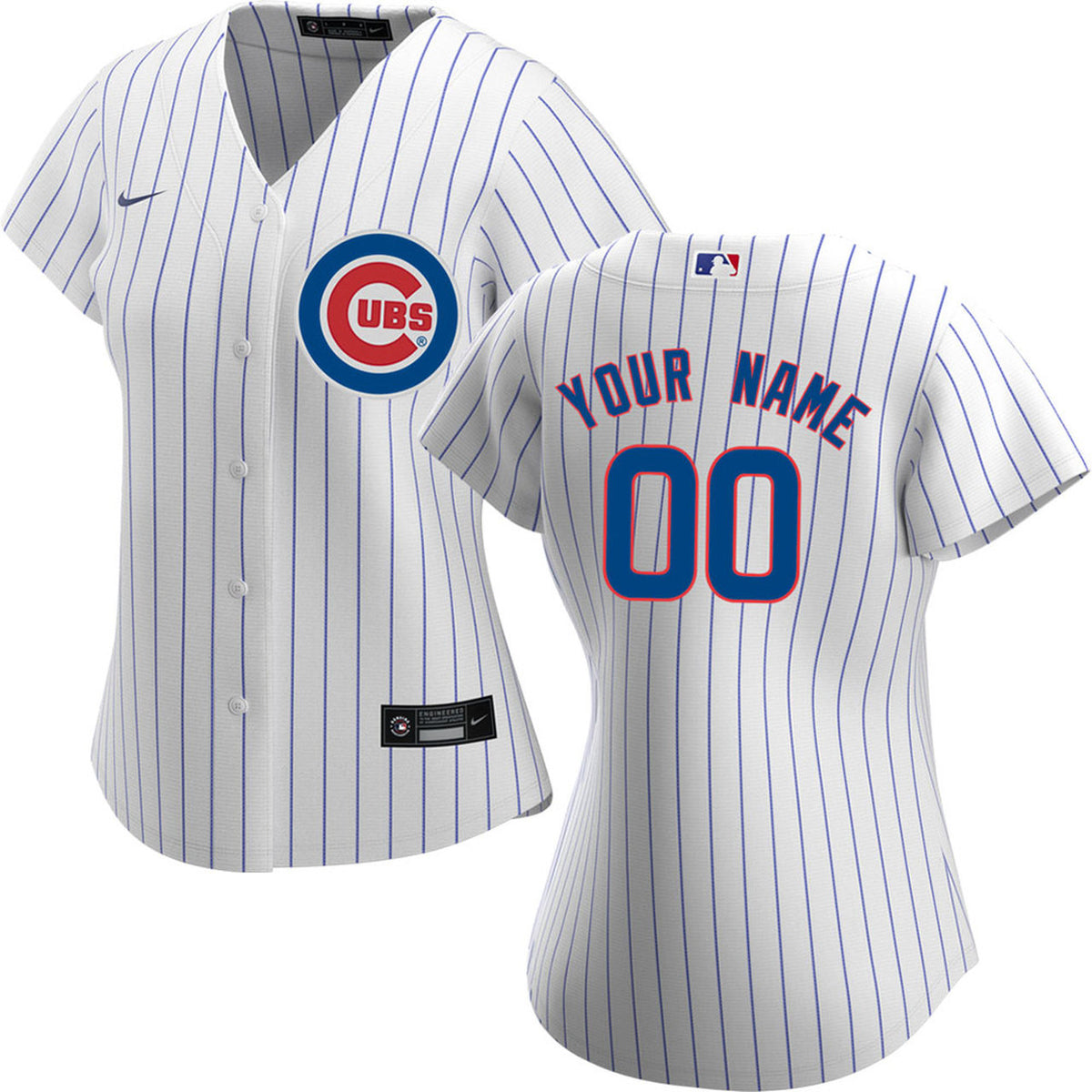 Chicago Cubs Customized Nike Ladies Home Replica Jersey – Wrigleyville ...