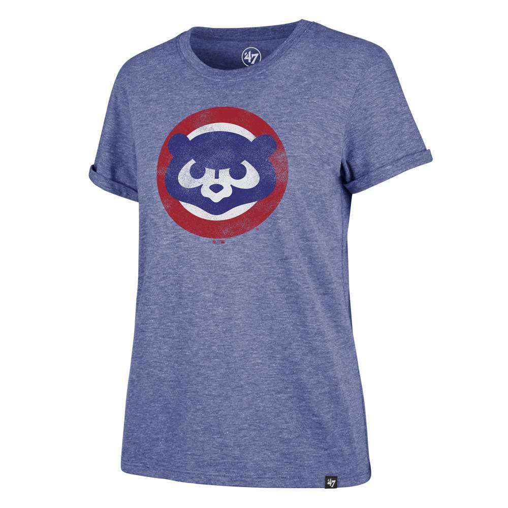 Chicago Cubs Retro Cubbie-Bear Logo Medium Gray T-Shirt