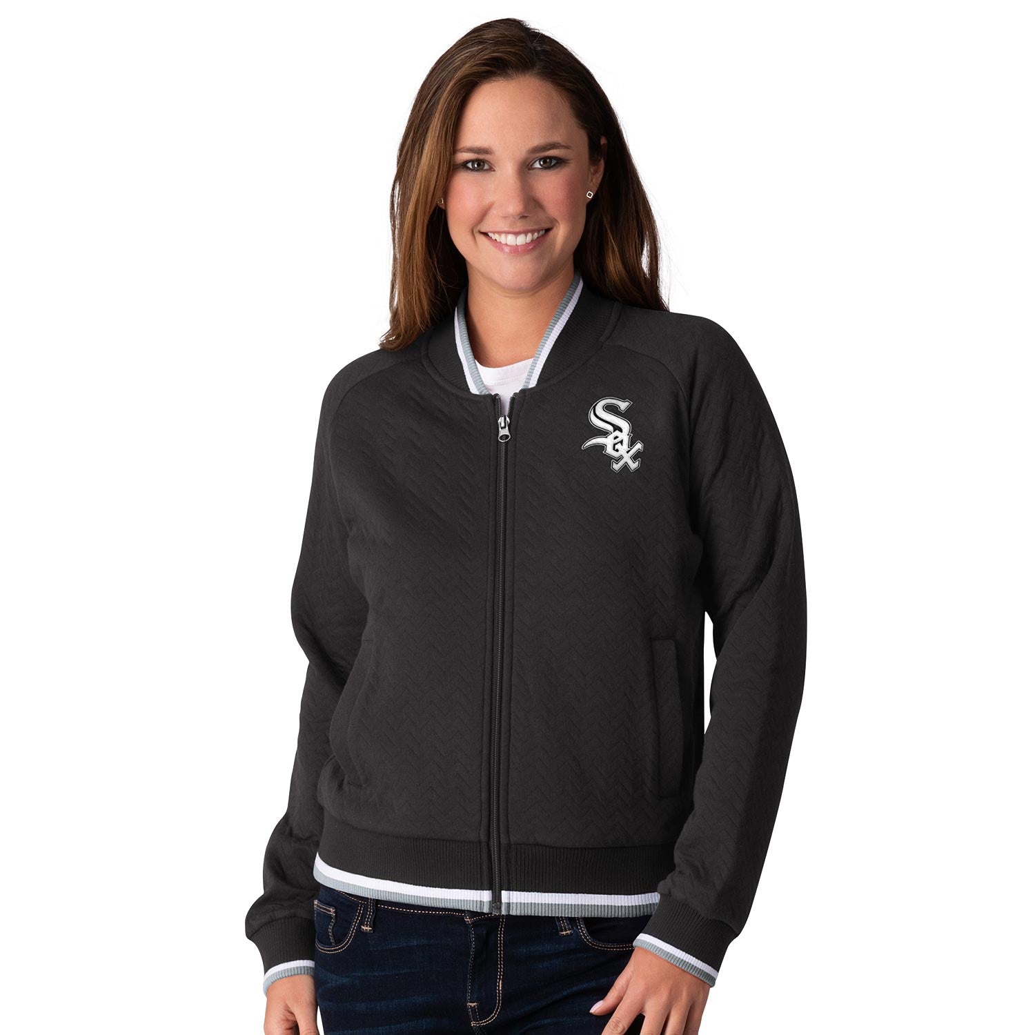 Chicago White Sox Full-Zip Jacket, Pullover Jacket, White Sox Varsity  Jackets