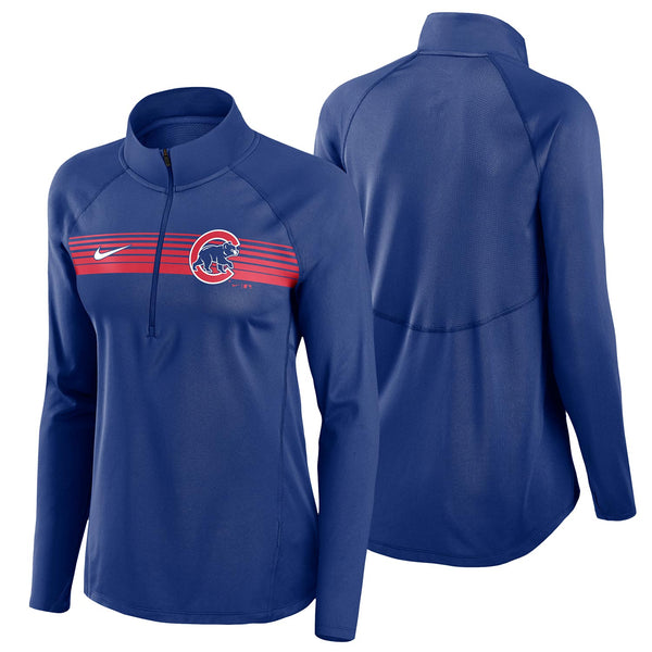 Chicago Cubs Nike Dri-Fit Men's Long Sleeve 1/4 Zip Shirt Medium