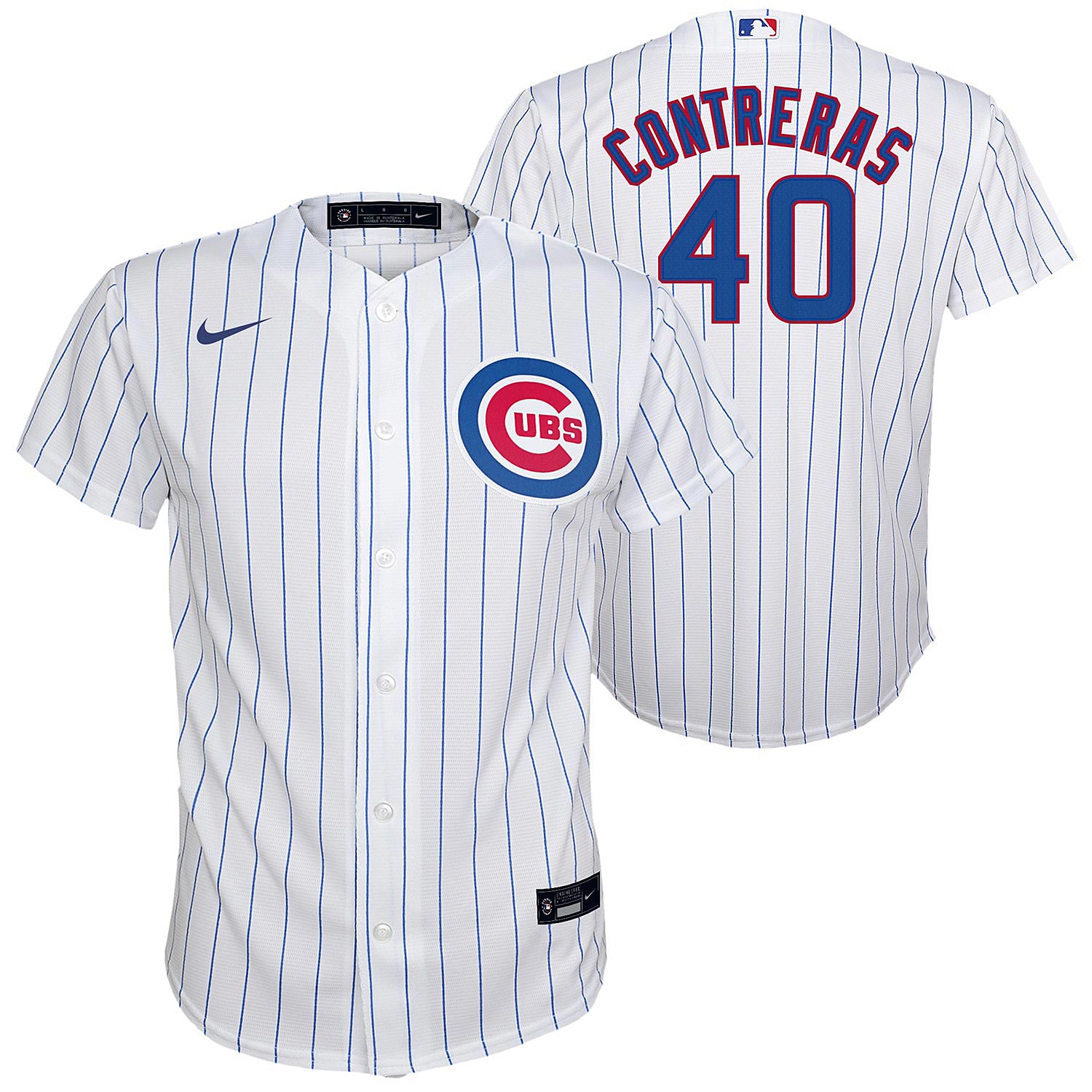 Chicago Cubs Willson Contreras Youth Nike Home Twill Player Finished R –  Wrigleyville Sports