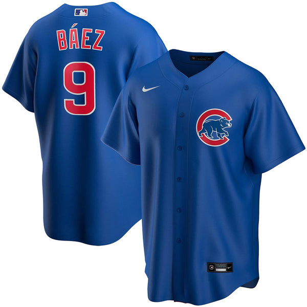 MLB Chicago Cubs (Javier Báez) Men's Replica Baseball Jersey