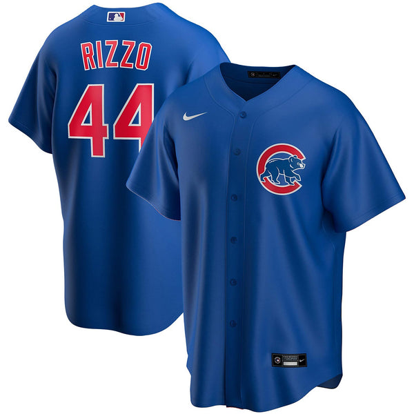 MLB Chicago Cubs Anthony Rizzo 44 Replica Jersey, Royal Blue