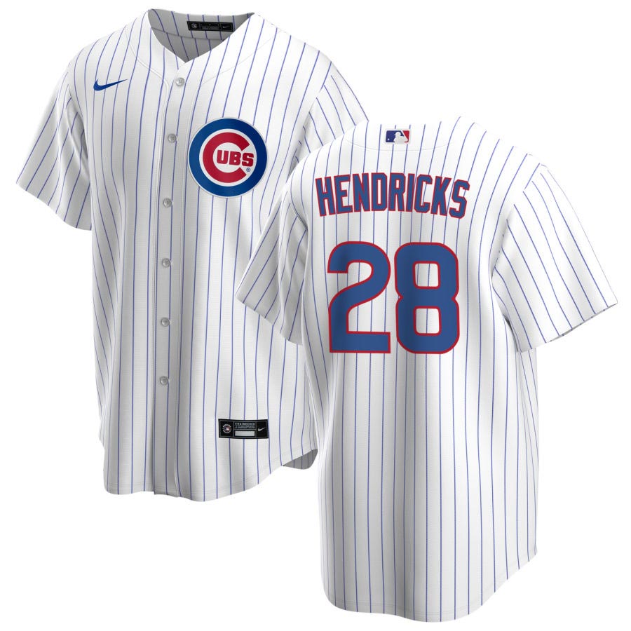 Chicago Cubs Kyle Hendricks Nike Road Authentic Jersey 44 = Medium / Large