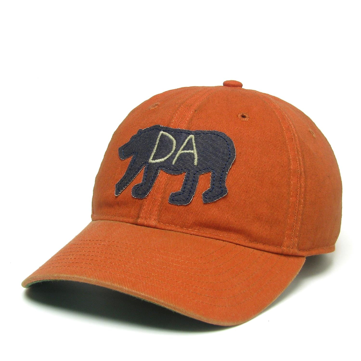 Da Bear Orange Adjustable Cap