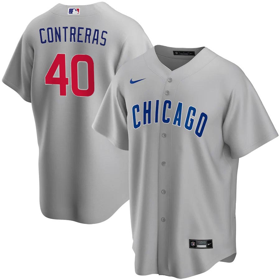 Chicago Cubs Willson Contreras Nike Home Replica Jersey With Authentic –  Wrigleyville Sports