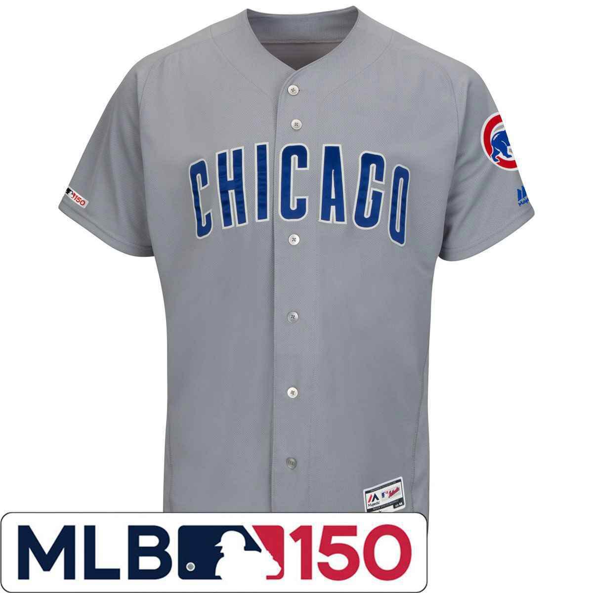 Majestic Chicago Cubs Authentic Road Baseball Jersey