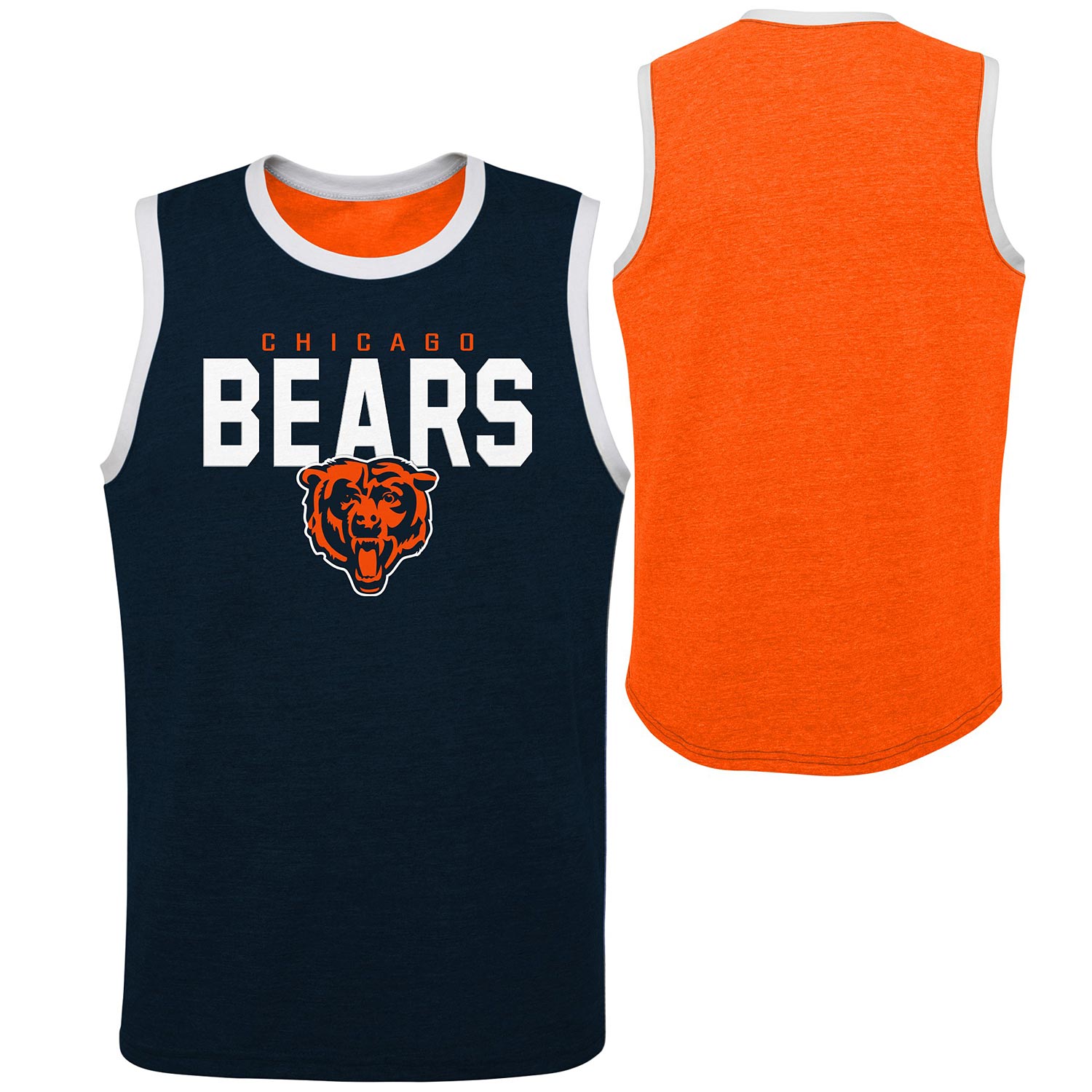 Outerstuff Chicago Bears Youth Fly Ball Tank Top Large = 14-16