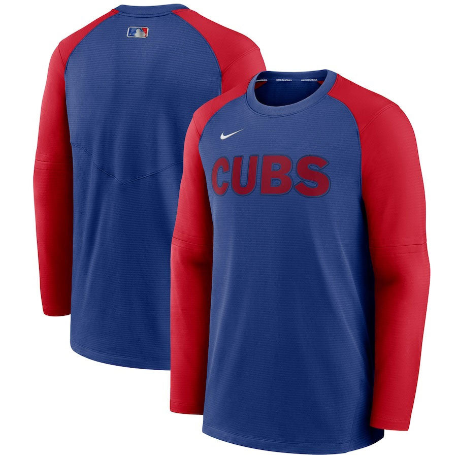 Nike Dri-FIT Pregame (MLB Chicago Cubs) Men's Long-Sleeve Top