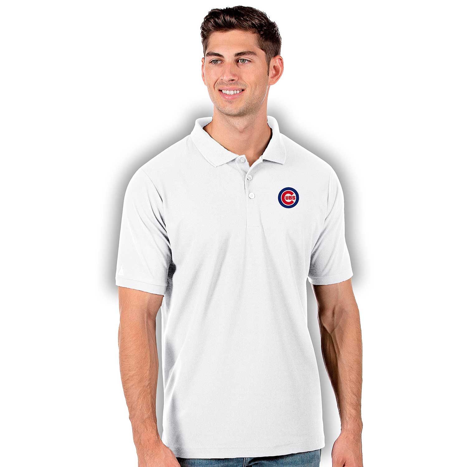 Chicago Cubs White Legacy Pique Polo Shirt – Wrigleyville Sports
