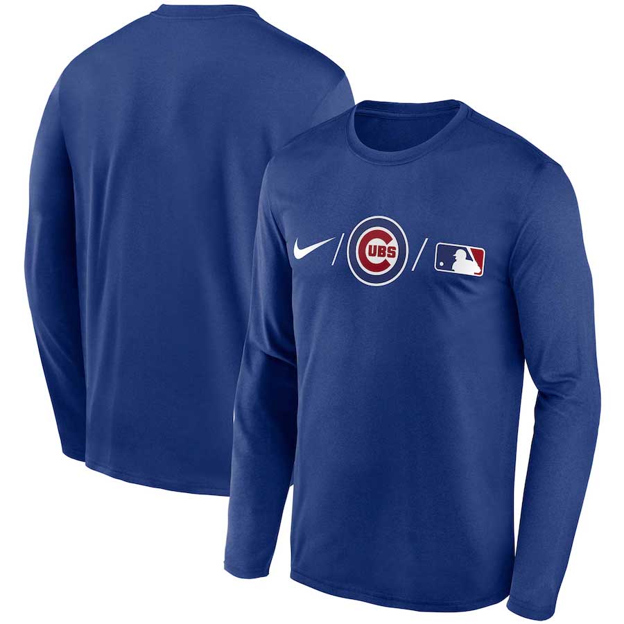 Chicago Cubs Nike Legend Dri-FIT Long Sleeve T-Shirt