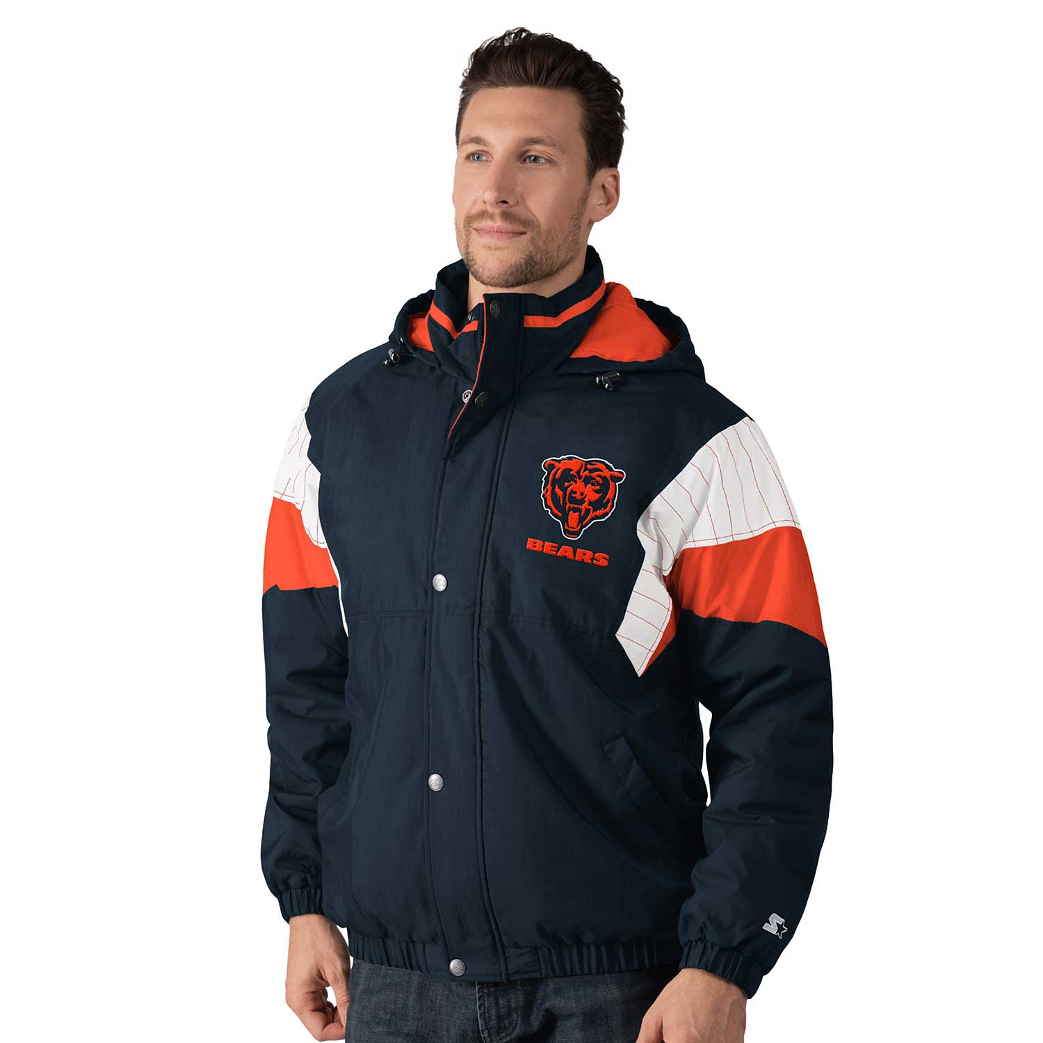 Chicago Bears The Breaker Full Snap Jacket – Wrigleyville Sports