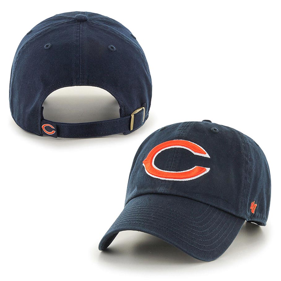 Chicago Bears 47 Brand Adjustable Strapback Clean Up Hat Cap NFL