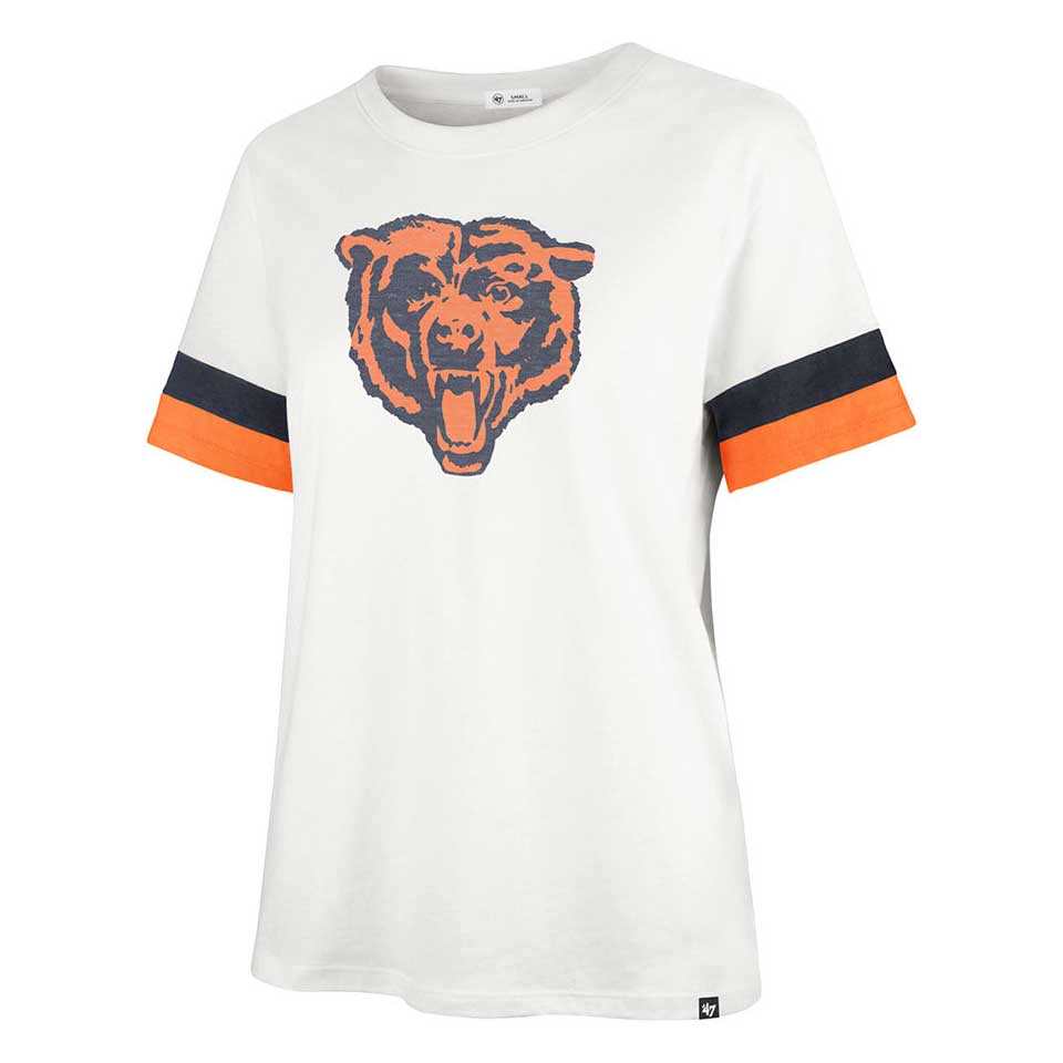 Women's '47 White Chicago Bears Frankie T-Shirt Size: Large