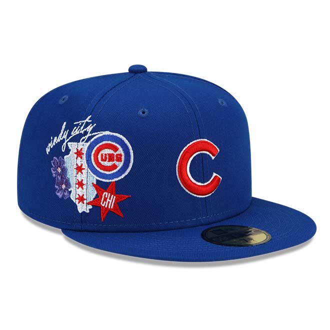 Men's Chicago Cubs New Era Royal City Connect Low Profile 59FIFTY Fitted Hat