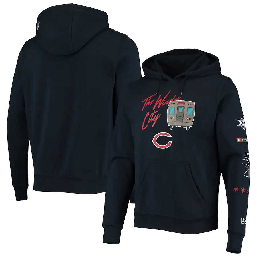 Chicago Bears Youth All Over Blitz Hooded Sweatshirt – Wrigleyville Sports