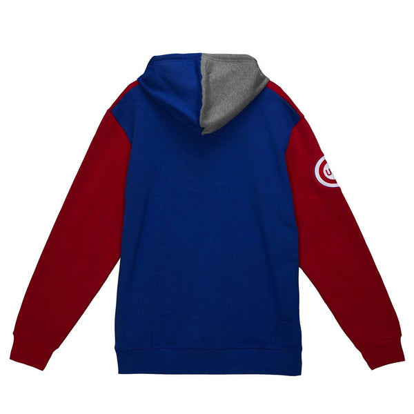 Chicago Cubs Color Blocked Fleece Hooded Sweatshirt