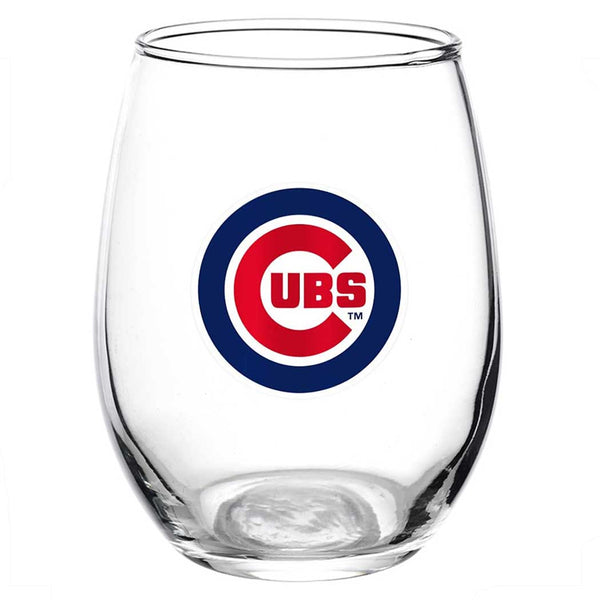 Chicago Cubs 16oz Curved Wine Glass