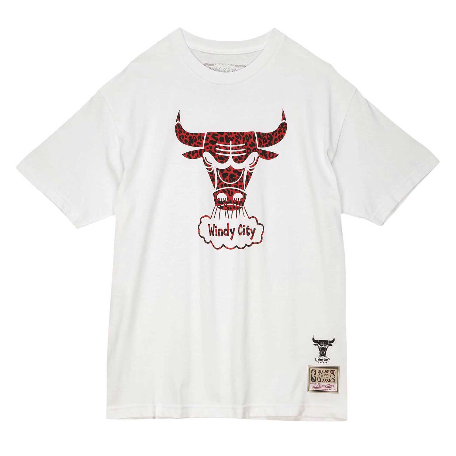 Baseball Shirt NBA Chicago Bulls Mitchell & Ness White