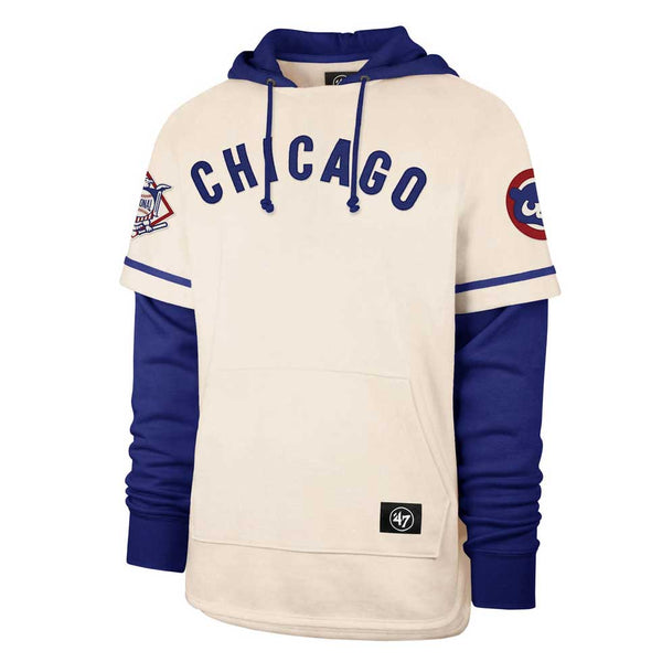 Chicago Cubs Columbia PFC Fleece Pull-over Shirt Hoodie Sweatshirt