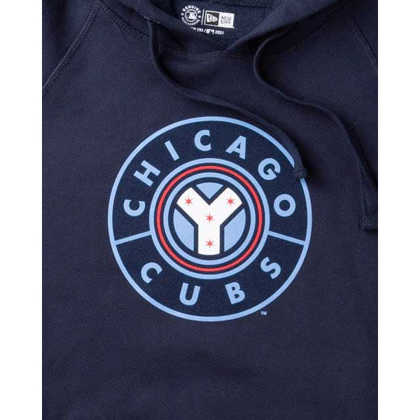 Chicago Cubs City Connect Bi-Blend Hooded Sweatshirt Medium