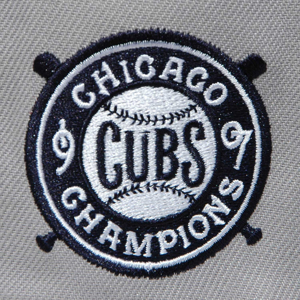 Chicago Cubs Grey 1907 Champions 59FIFTY Fitted Cap 7 1/8 = 22 3/8 in = 56.8 cm