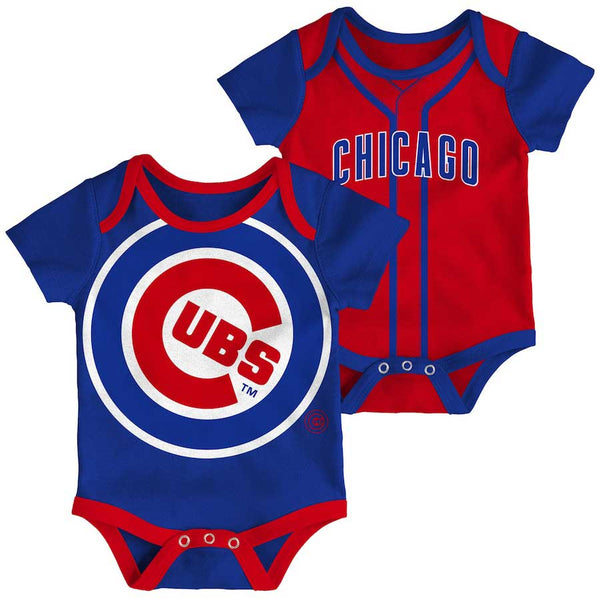 Chicago Cubs Newborn Double Play 2-Pack Creeper Set – Wrigleyville
