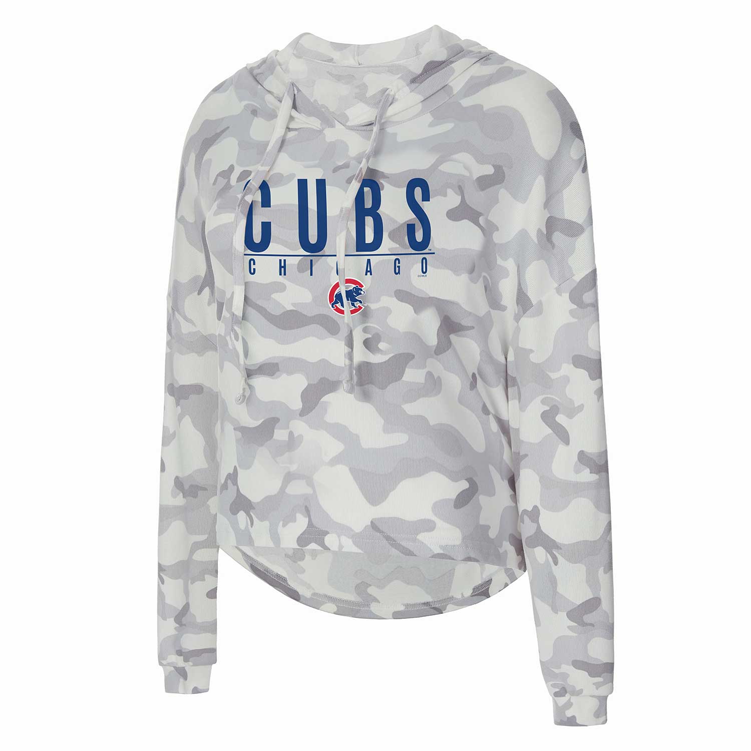 Chicago Cubs Hooded Crop Sweatshirt