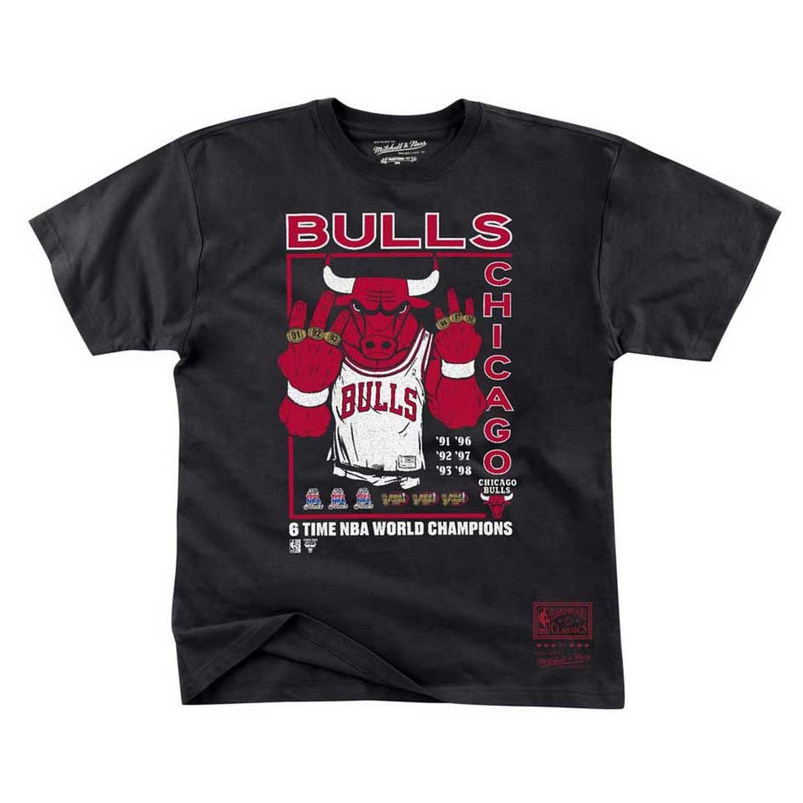 Chicago Bulls Youth Color Blocked T-Shirt X-Large = 18-20