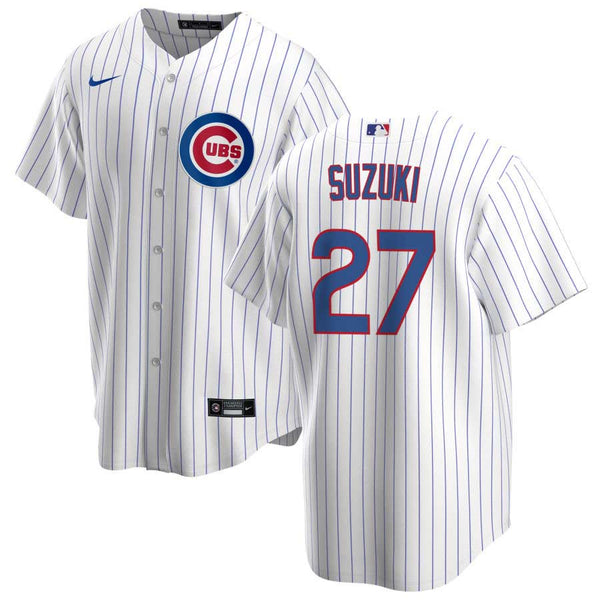 Youth Chicago Cubs Nike White Home Replica Custom Jersey