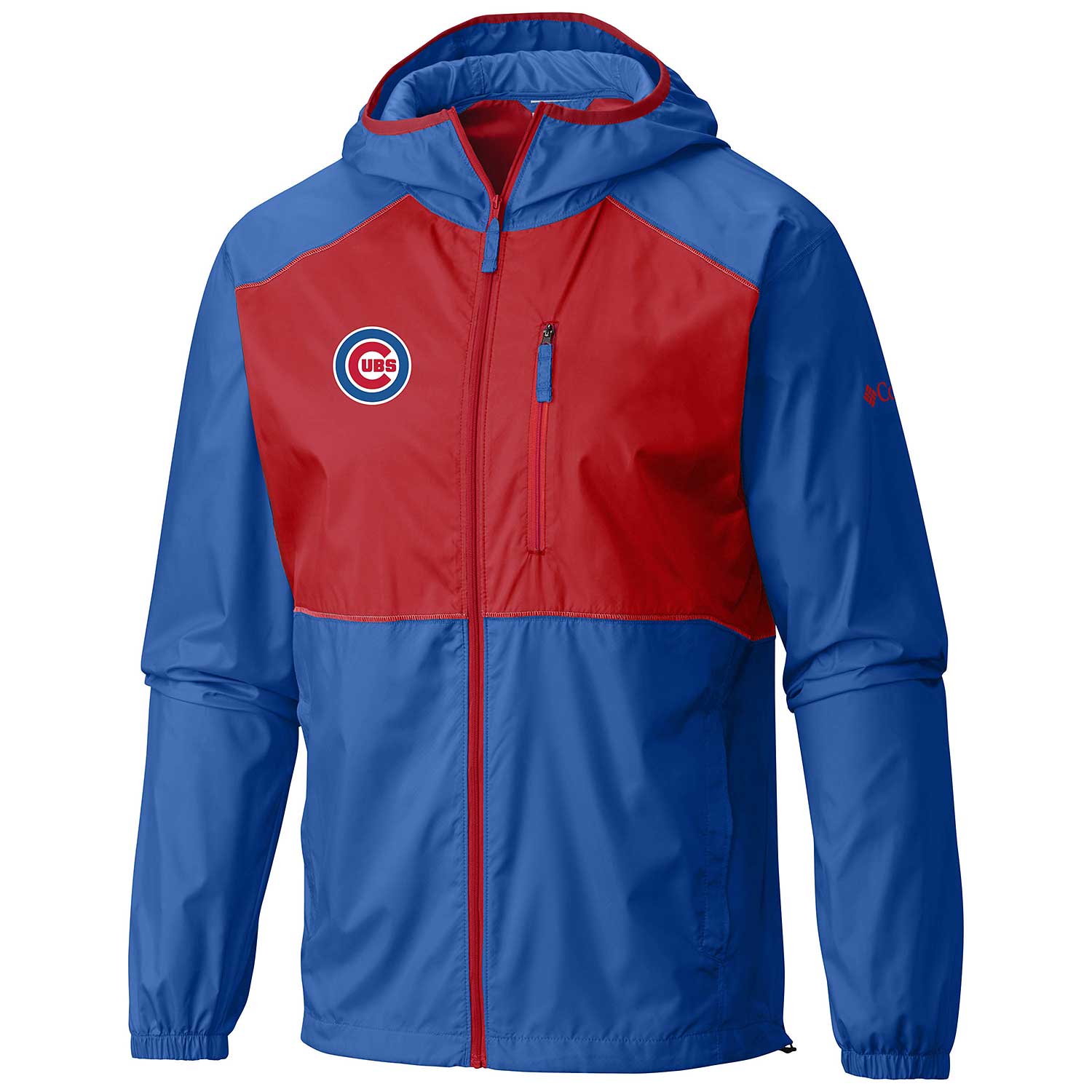 Chicago Cubs Columbia Flash Forward Bullseye Rain Jacket