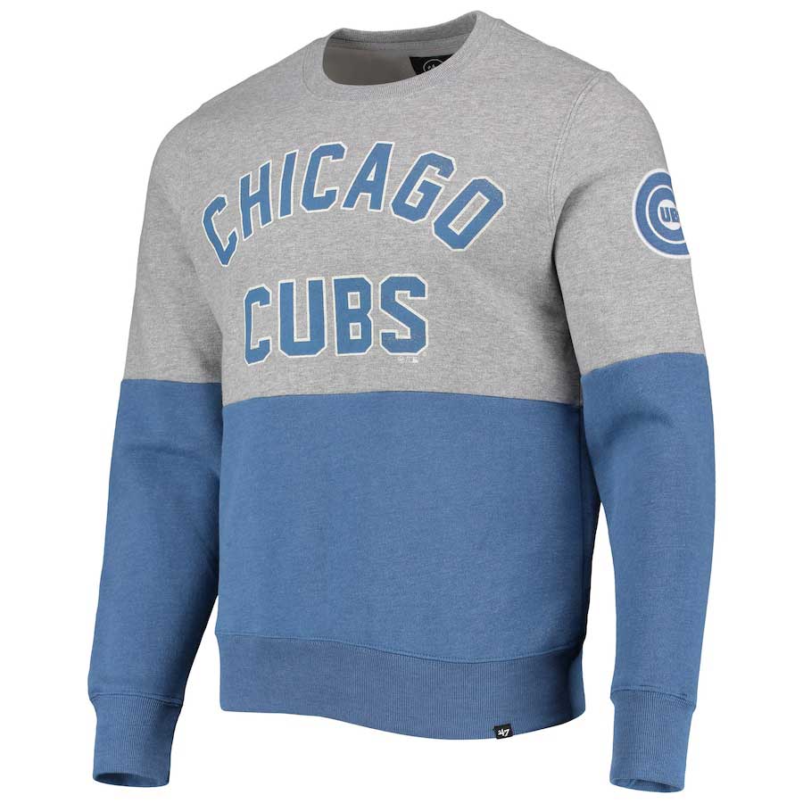 Chicago Cubs Men's 47 Brand Royal Blue Pullover Jersey Hoodie