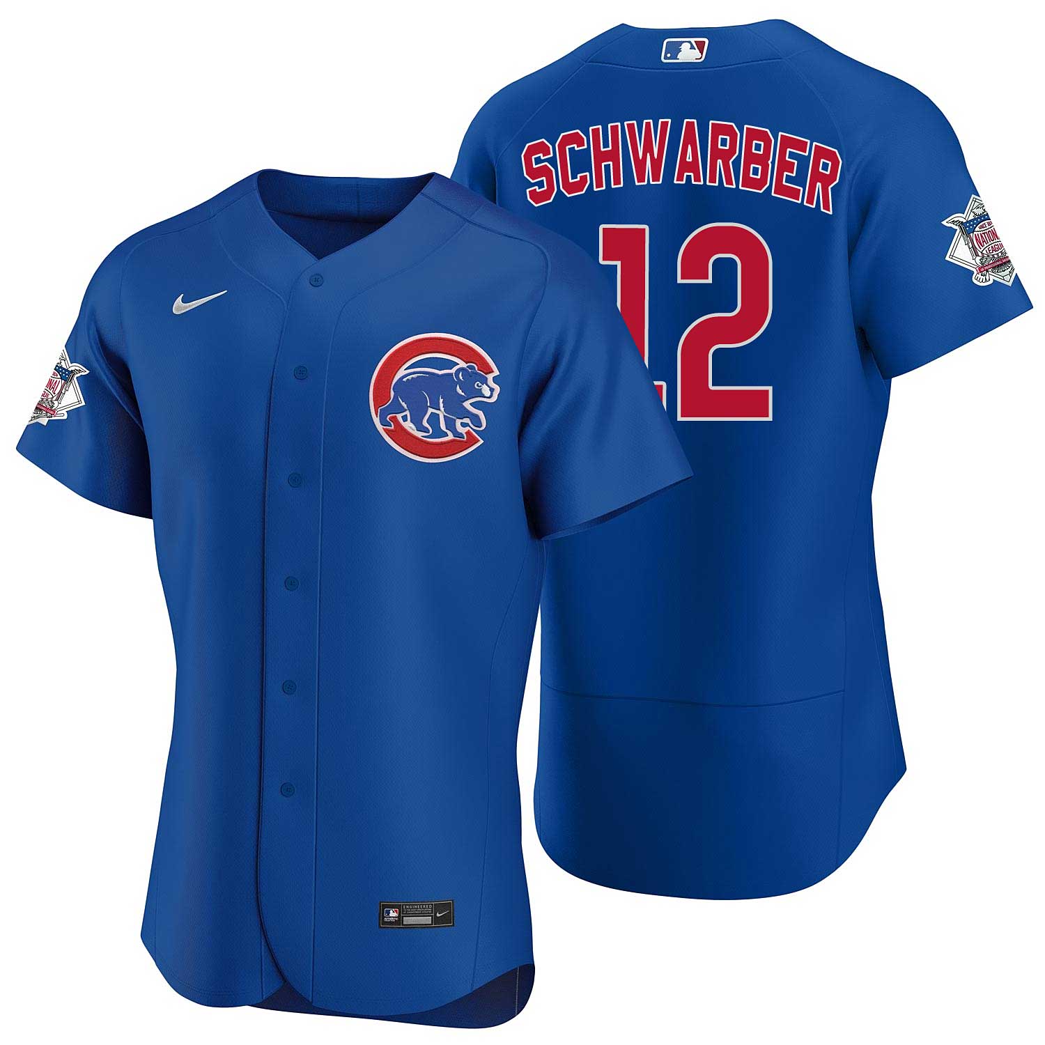 Chicago Cubs Kyle Schwarber Nike Home Authentic Jersey