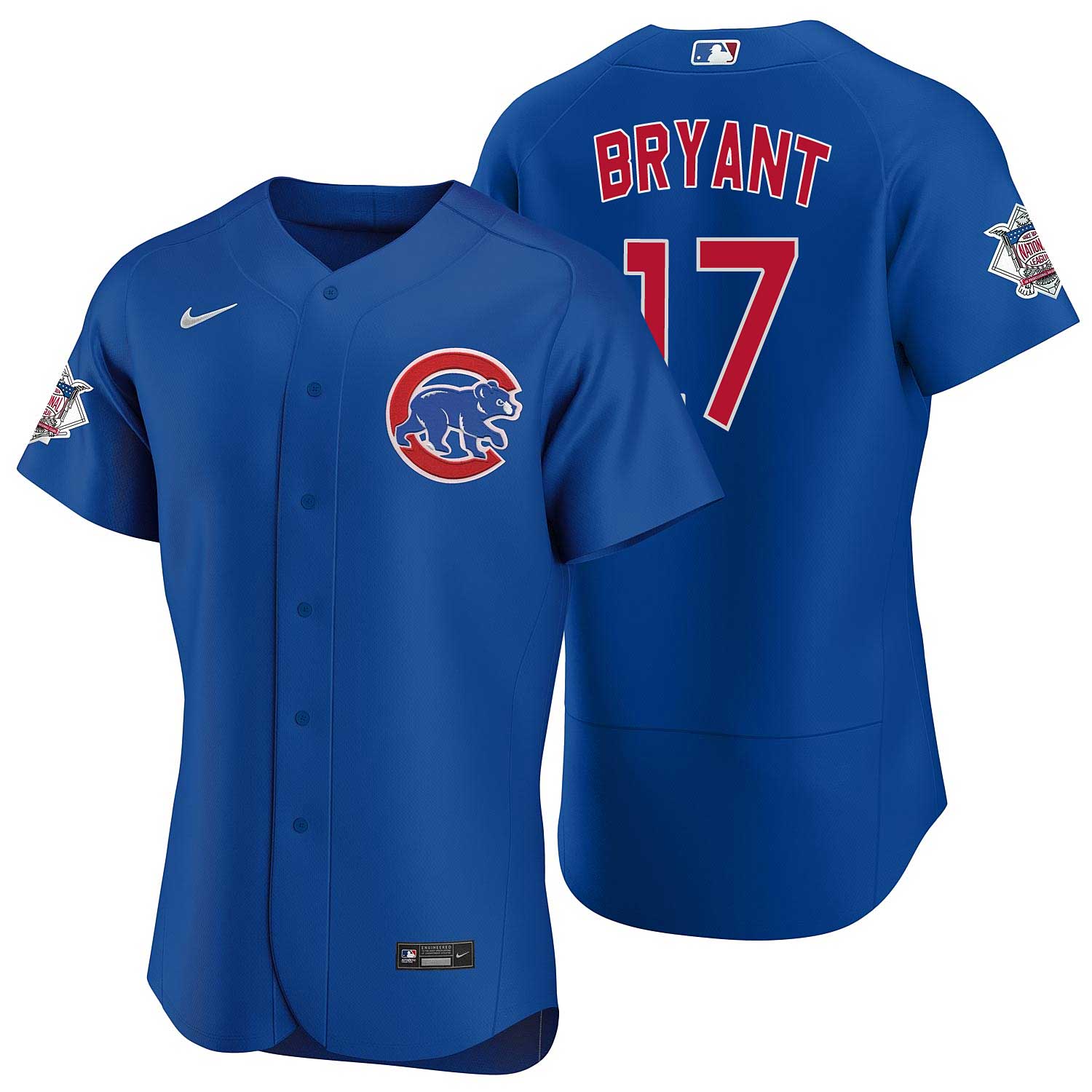 Cubs No17 Kris Bryant Grey Road Stitched Youth Jersey